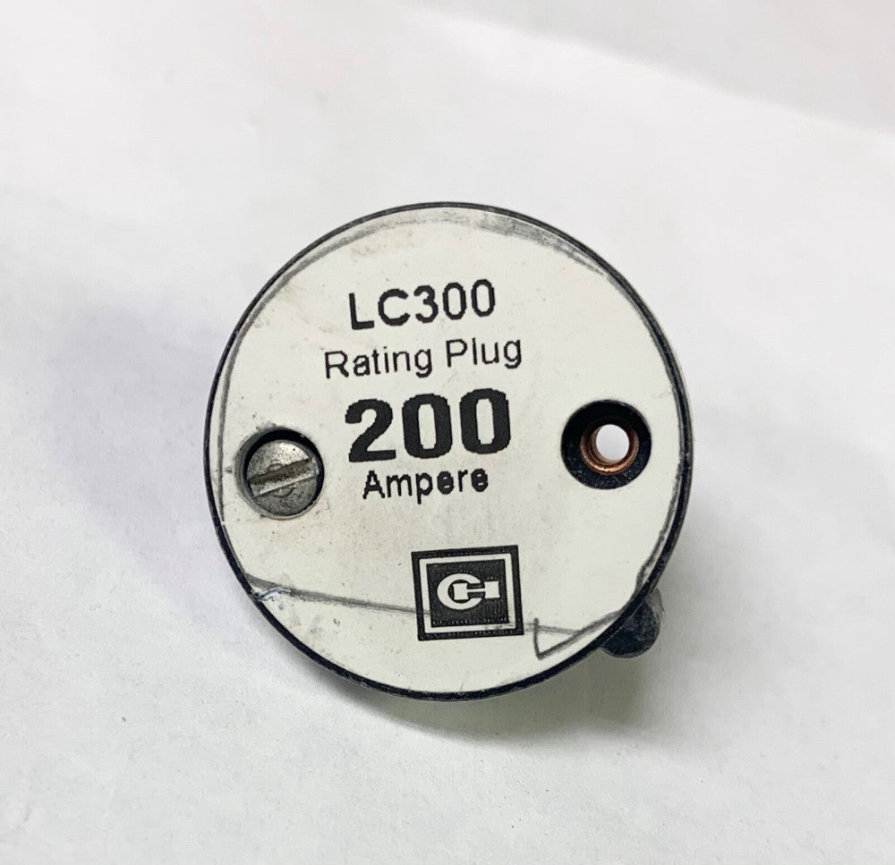 WESTINGHOUSE CUTLER HAMMER 3LC200 Type LC300 Rating Plug 200 AMP 2608D88G08 