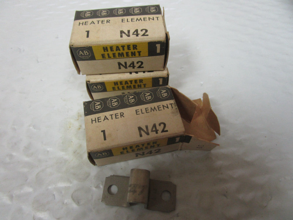 NEW LOT OF 3 ALLEN BRADLEY N42 HEATER ELEMENT