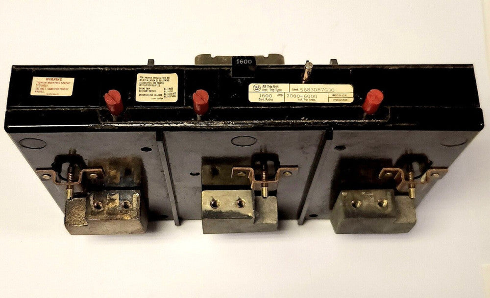 CUTLER HAMMER WESTINGHOUSE PB31600PRT 3 Pole 1600 AMP PB TRI-PAC Trip Unit