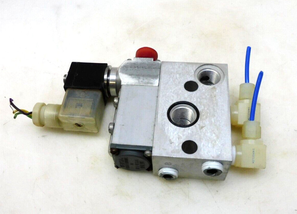 VERSA KSG-4332-6K-HCL-KMLB-3BC-110V50 SOLENOID VALVE W/ KM-433-1 MANIFOLD #2