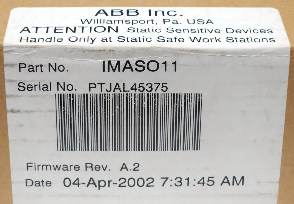 ABB BAILEY IMASO11 Symphony Analog Output Module 6644004A1