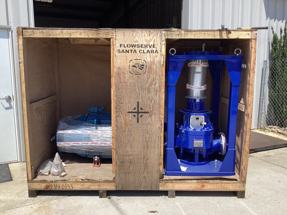 Flowserve Vertical In-line Overhung API Process Pump. 6PVXM 14-14F. WEG 200 HP 
