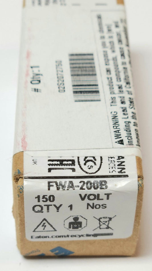EATON BUSSMANN FWA 200B 150 VAC 200 AMP Bolt In Fuse STAR LIFT Part TSA FSKAA 20