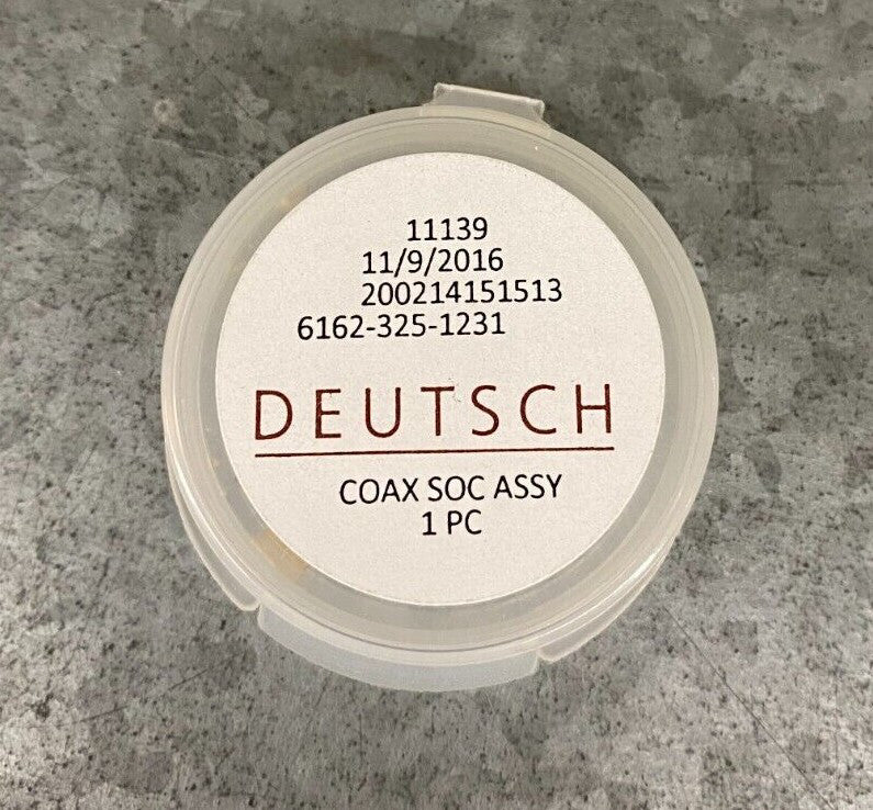 NEW, DEUTSCH, 6162-325-1231, CONTACT SOCKET SZ 12 CRIMP GOLD