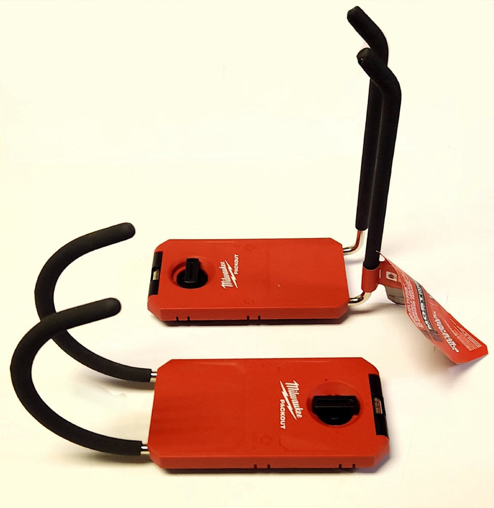 MILWAUKEE 48 22 8331 and 48 22 8330 PACKOUT SHOP Storage Wall Mount Curved Hook