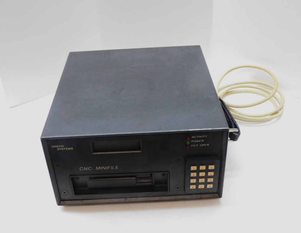 GRECO SYSTEMS P-3 FLOPPY DRIVE CNC MINI FILE 5218 100-240V 47-63Hz 0.5A #2
