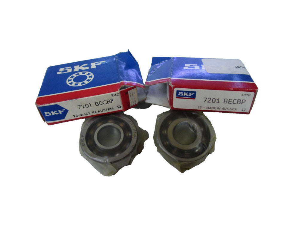 SKF 7201 BECBP Angular Contact Ball Bearing Lot Of 2