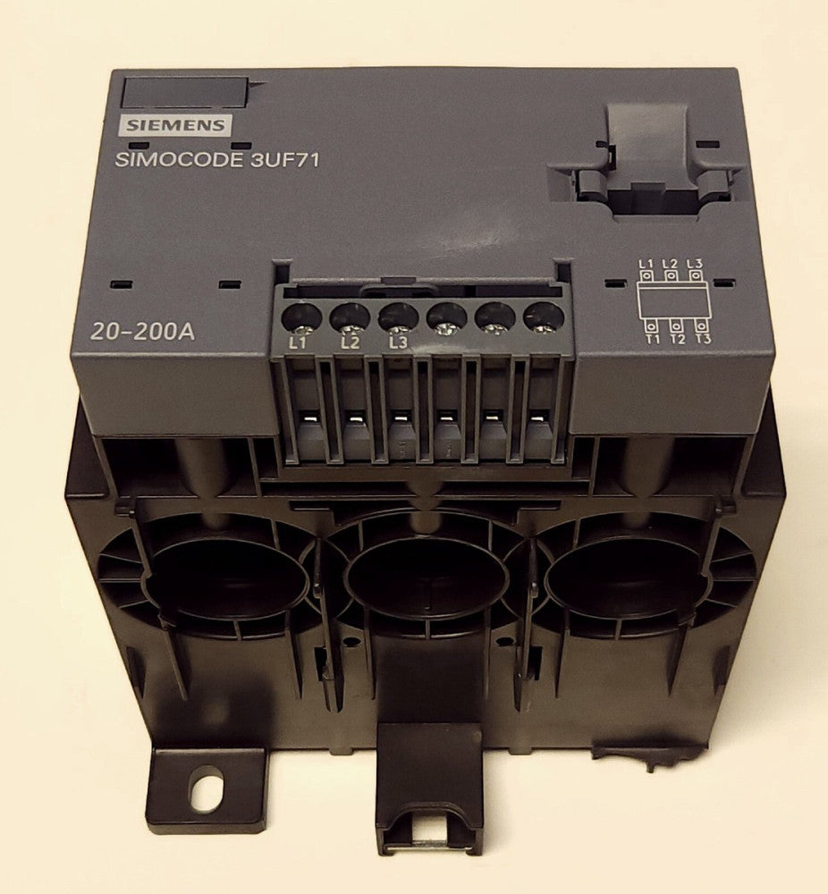 SIEMENS 3UF7113 1AA00 0 SIMOCODE 3UF71 Overload Relay 20-200 AMP Current Voltage