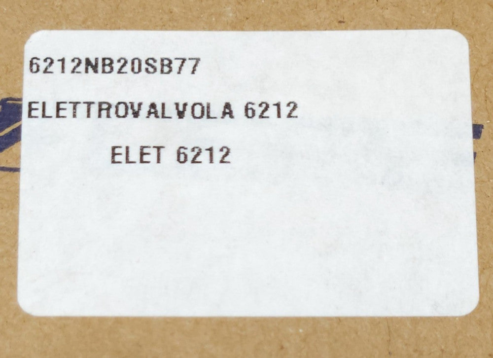 CEME 6212NB20SB77 Solenoid Control Valve 230 VAC ELETTROVALVOLA 6212 1/4" NPT 2
