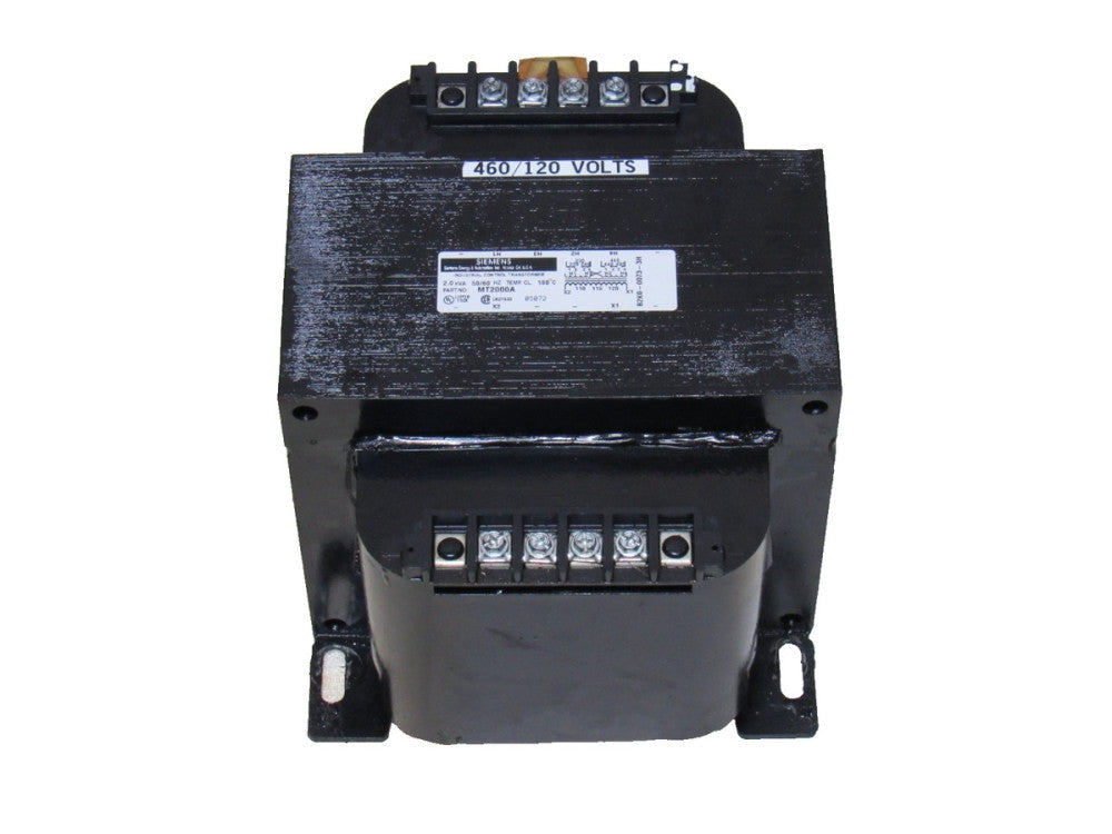 Siemens Transformer MT2000A 2.0Kva 230/460V Pri 110/120V Sec