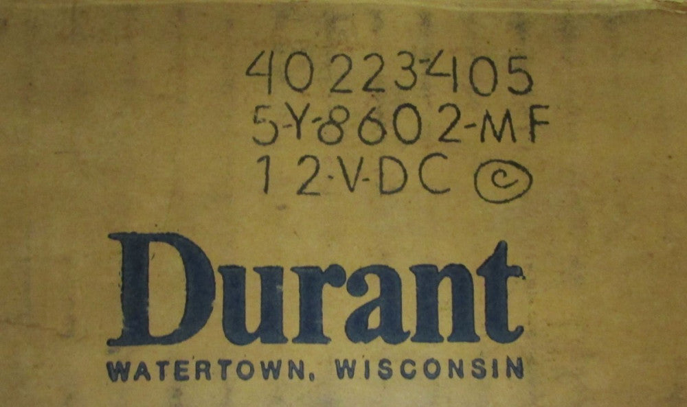Eaton Durant 5 Y 8602 Mf 12 Vdc 5 Number Counter 40223-405