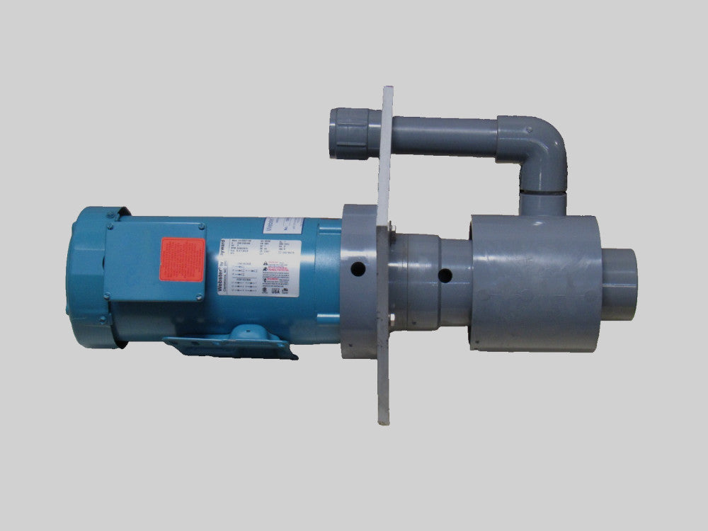 Webster Hayward Vertical CPVC Immersible Pump 1S0HX0008 3 Hp 3Ph 1-1/2"In/Outlet