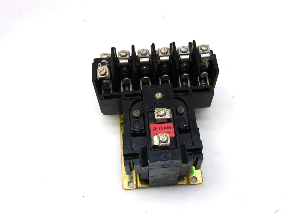 ALLEN BRADLEY BR-600 CONTACTOR RELAY BUL 700 BR 120VCOIL 1 TERMINAL NORM CLOSED