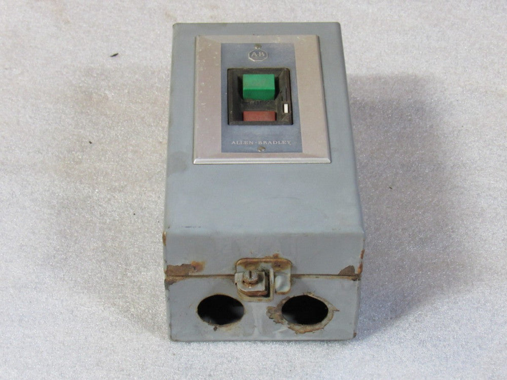 ALLEN BRADLEY MANUAL STARTER SWITCH 609-AAW SIZE SZ 0 - USED