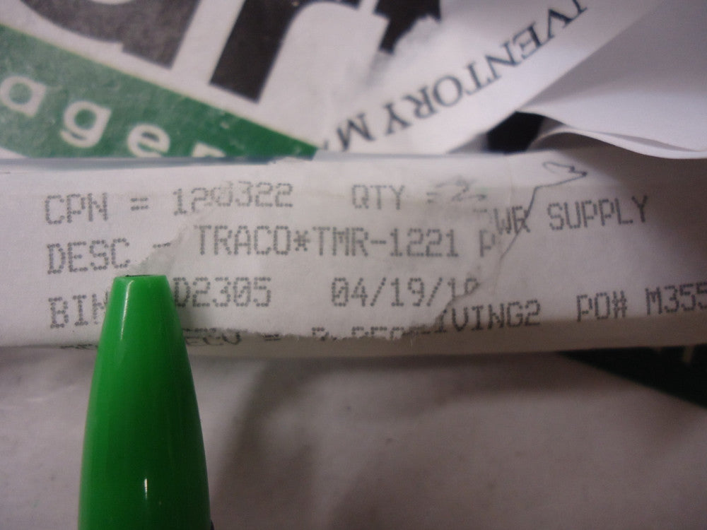 TMR1221, Traco Power, DC/DC Converter, 2W, +/-5V/0.2A, BRAND NEW!