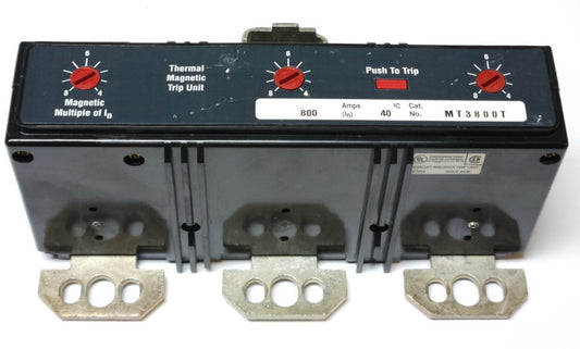 EATON CUTLER HAMMER MT3800T M Frame 800 AMP Type MDL HMDL TRIP Unit 1483D30G01