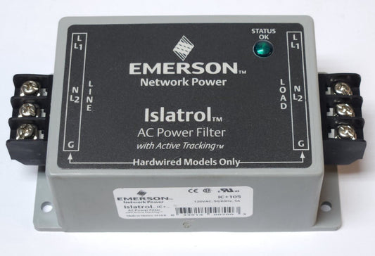 EMERSON IC+105 ISLATROL AC Power Filter 120 VAC Network Power Module