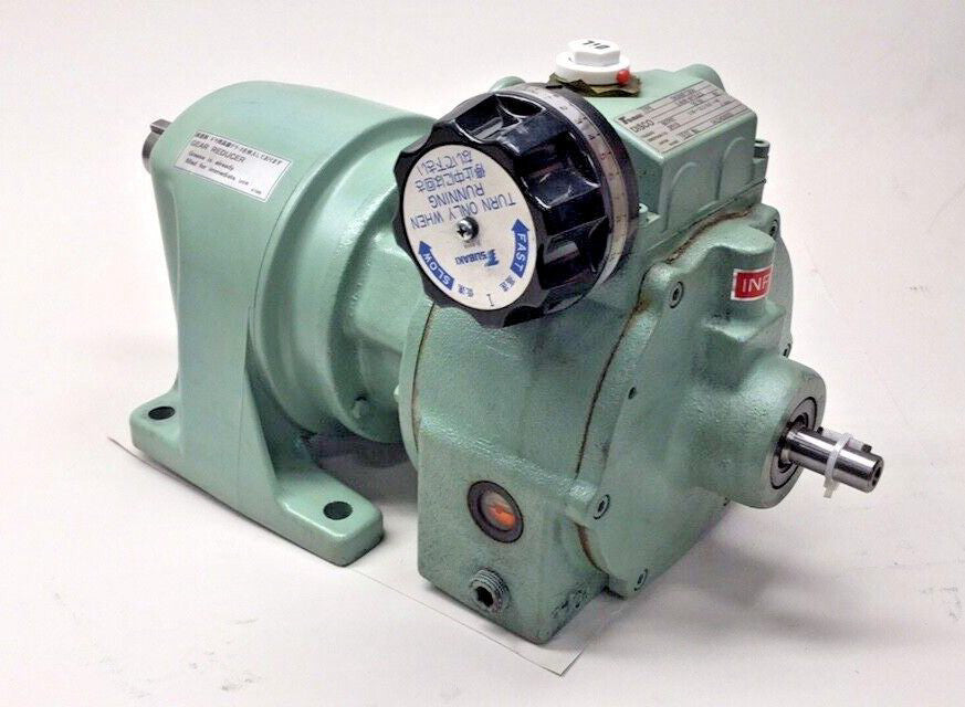 Tsubaki DK004FT30A Used Variable Drive Disco GearBox 0.4kW 4-Pole 50/60hz 5.99:1