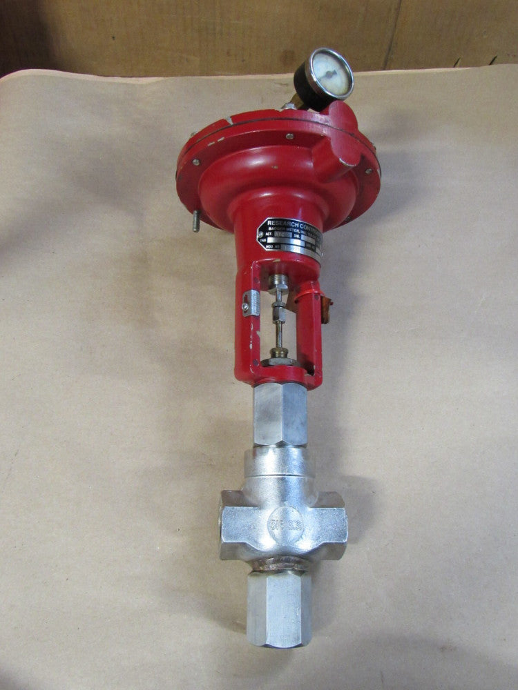 BADGER RESEARCH CONTROL VALVE 1003TCN36SVCS35L36 ATC 3.5 TRIM 3-15 SIG 3/4" NPT
