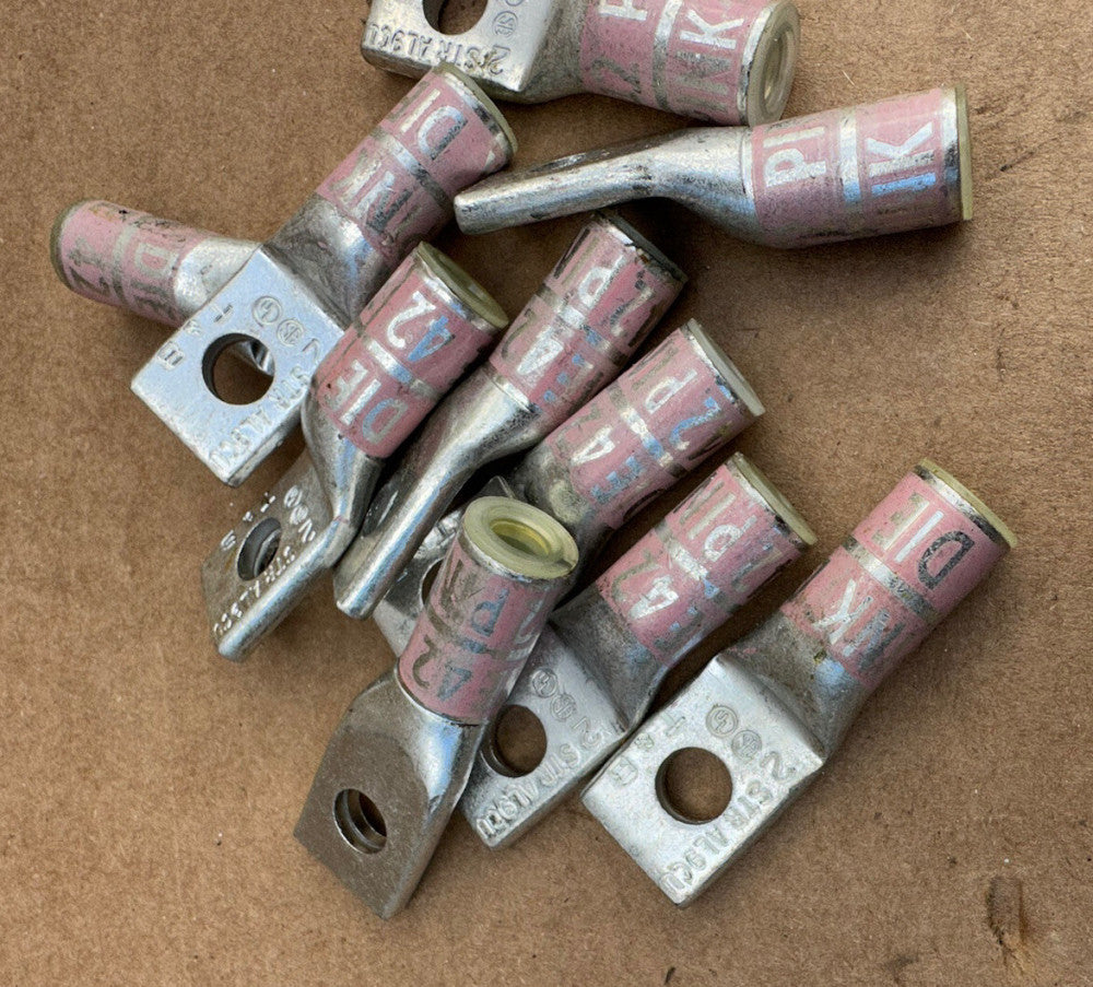 Lot of 10 Thomas & Betts 60117 Pressure Terminal Connector 42 Pink - Unused