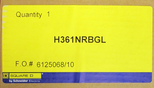 Square D Heavy Duty 3R Safety Switch 30 Amp 3 Pole H361NRBGL