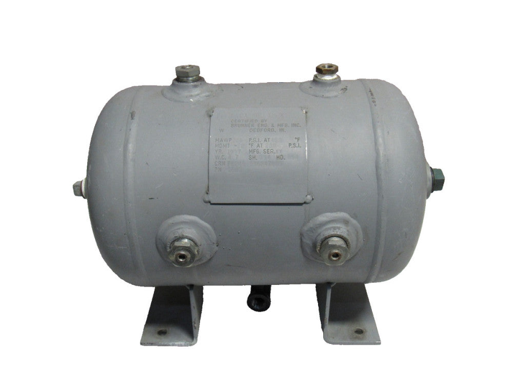 Brunner 5 Gal Gallon Air Reservoir Tank 0662 200Psi -20°F 450°F YR 1997 4.7W.C
