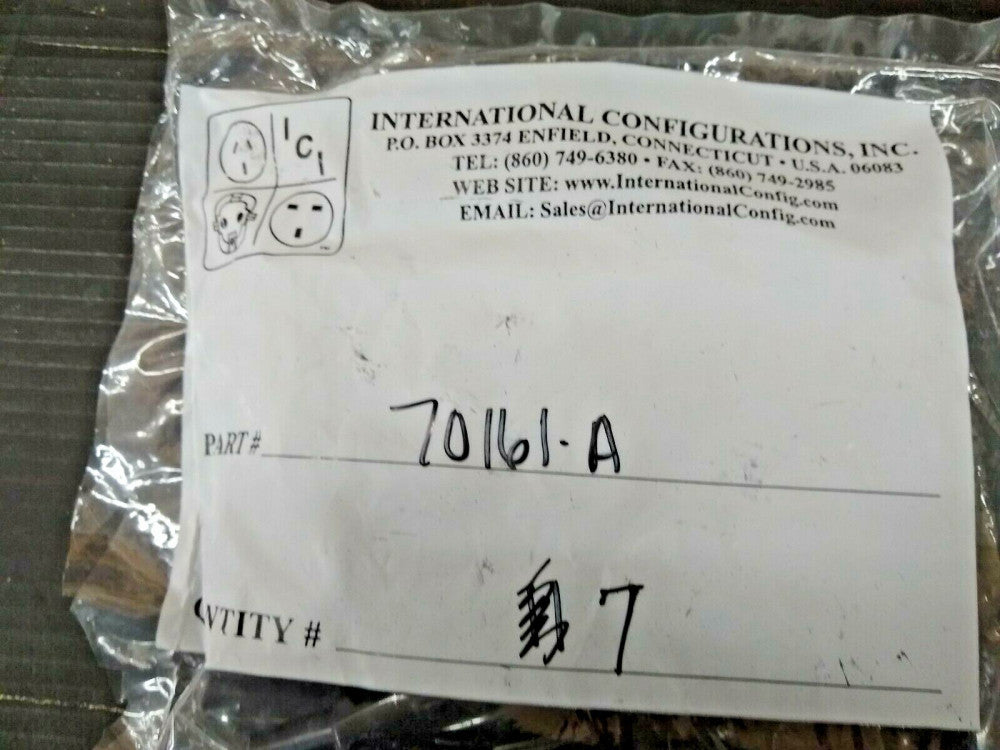 New, International Configurations, 70161-A, IN-LINE CONNECTOR, 2 POLE-3 WIRE