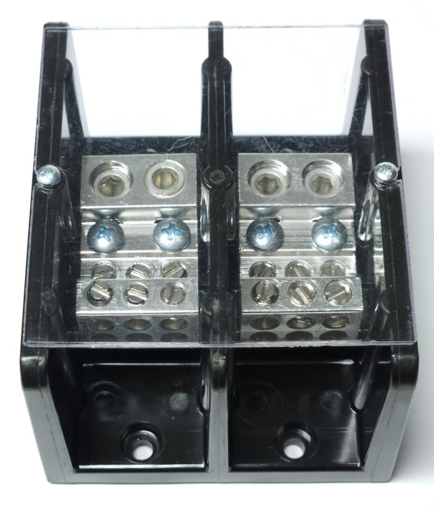 SQUARE D 9080 LBA263206 Power Distribution Block MAIN 2 #6-2/0 AWG Branch 6 #4-4