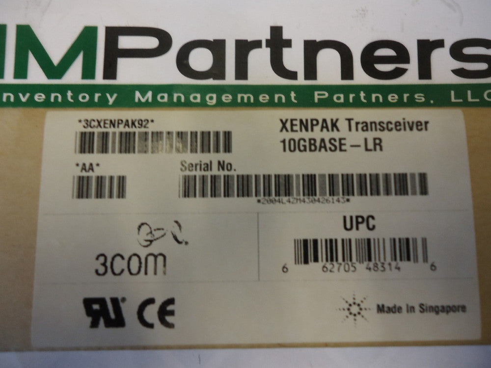 3CXENPAK92 3COM Transciever10G base-LR BRAND NEW!