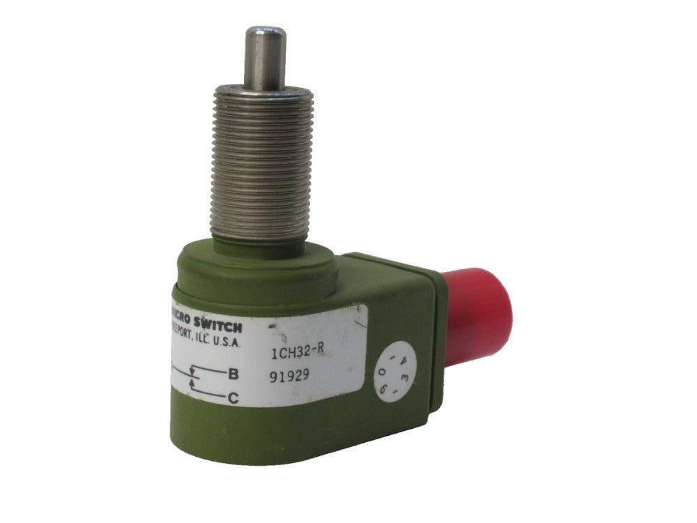 (NEW) MICRO SWITCH 1CH32-R , 1CH32R Snap Action Plunger Limit Switch