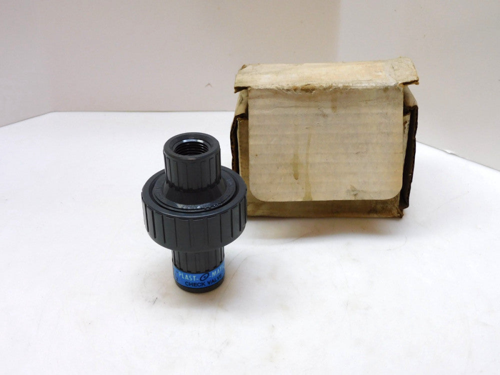 PLAST-O-MATIC CKM050V CHECK VALVE 1/2" NPT