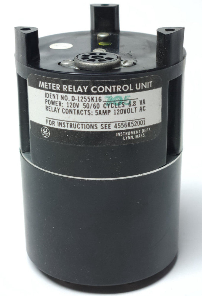 GENERAL ELECTRIC D 1255K16705 Meter Relay Control Unit 120 VAC Power Supply 5 AM