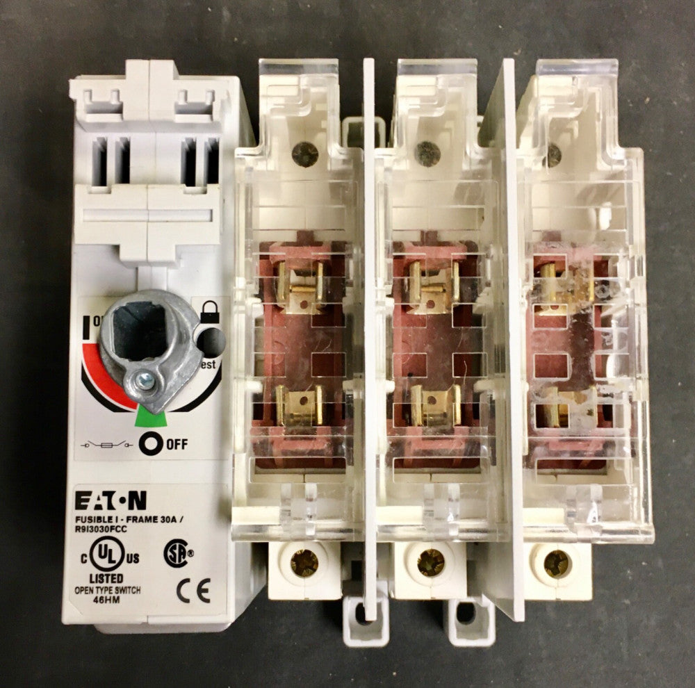EATON R9I3030FCC 30 AMP I Frame Fusible Rotary Disconnect 600VAC