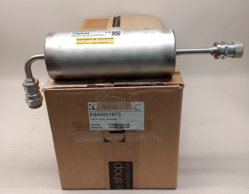 Leybold E840001973 Adsorber CP2000 Baked Out Volume 1.0I 27 bar