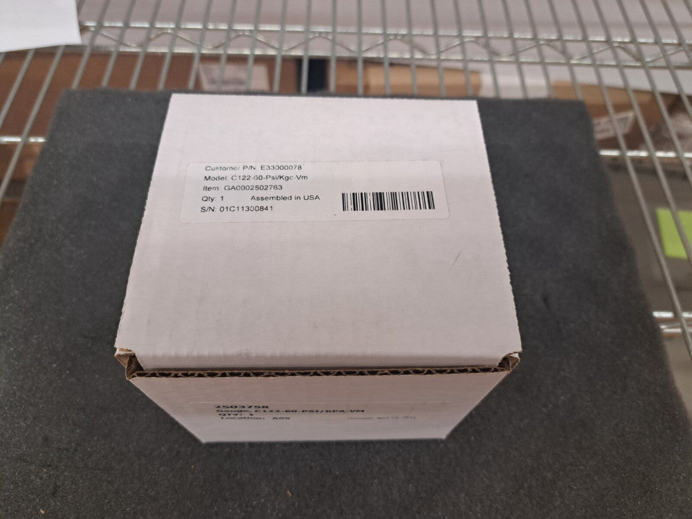 New, Brooks, C122-60-PSI/KGC-VM, 2" Stainless Steel Indicating Pressure Gauge