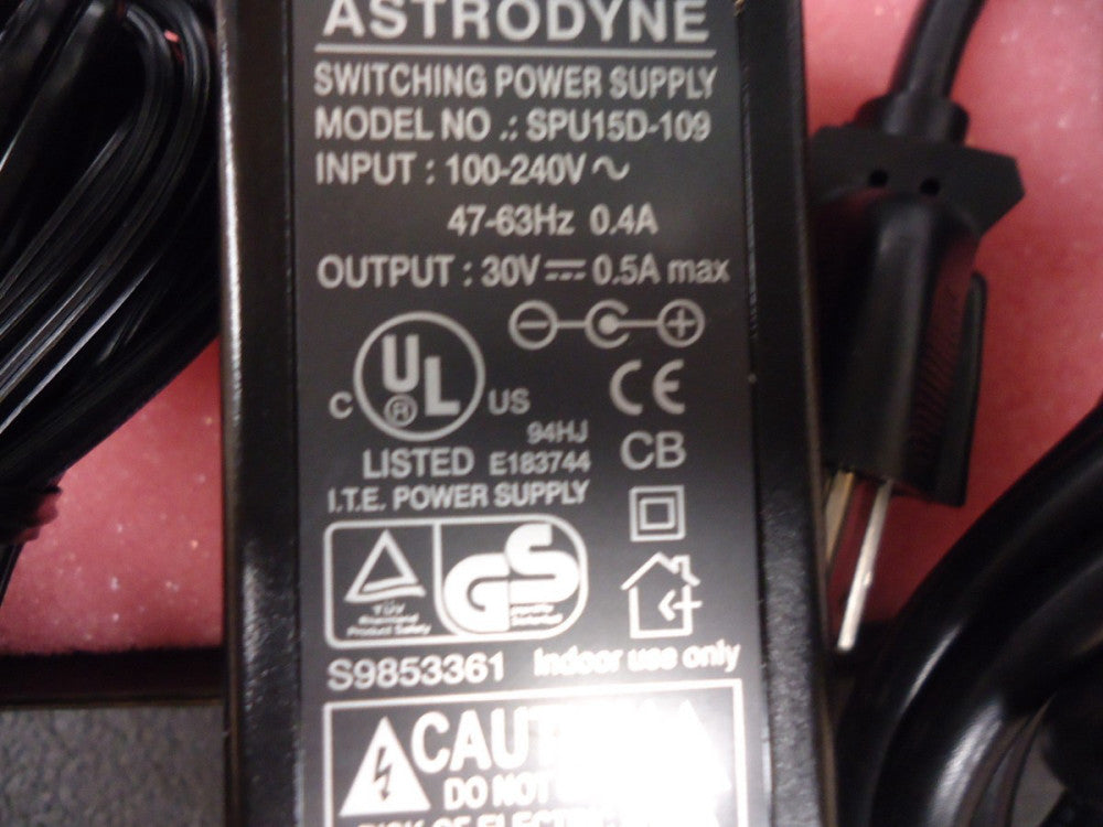 SPU15D-109 Astrodyne 15W Desktop Switching Supply Brand New!