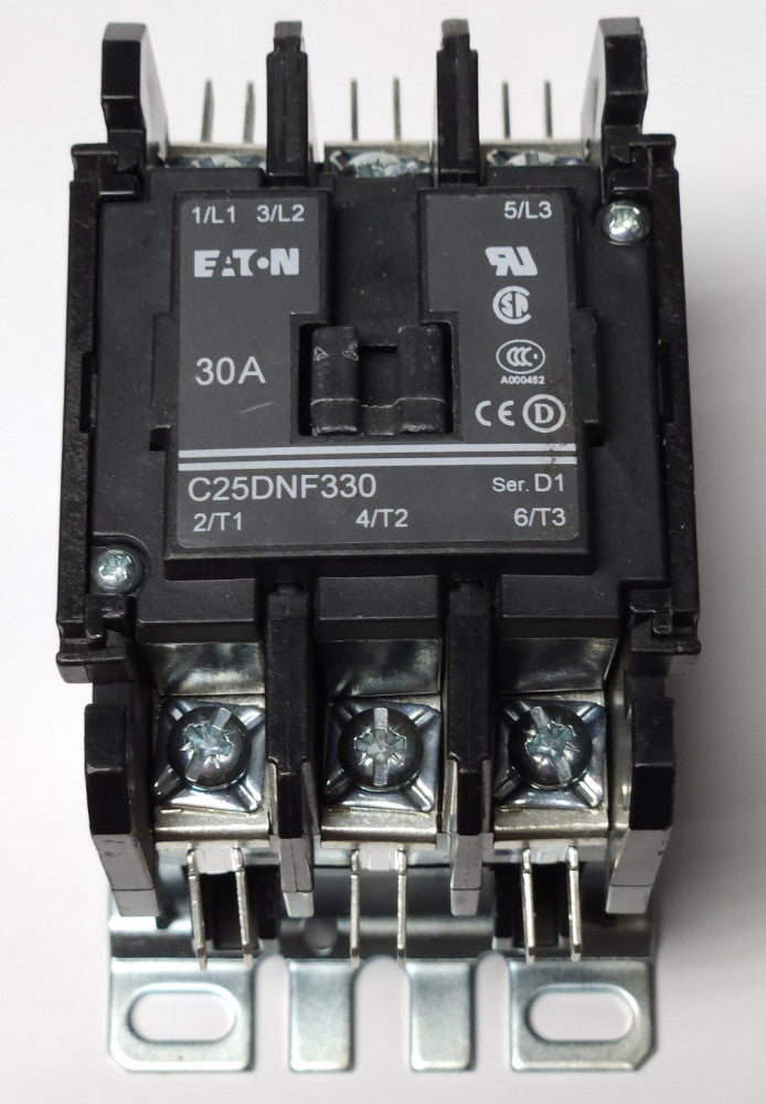 EATON C25DNF330B 3 Pole 30 AMP 208 240 VAC C25DNF330 Definite Purpose Contactor