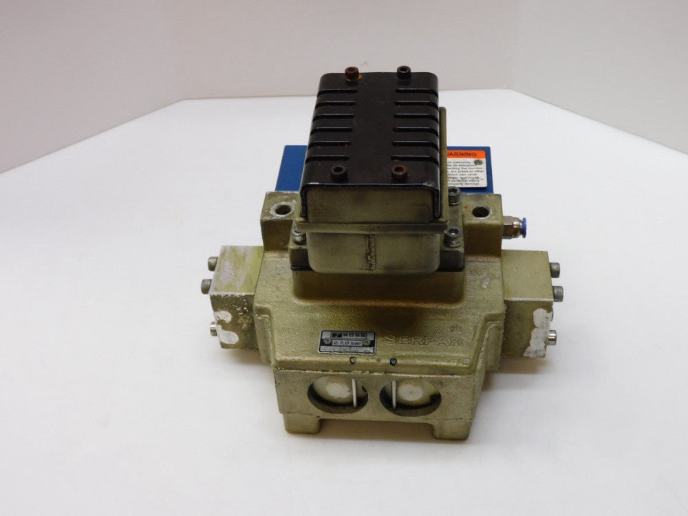 ROSS 3573D4215 SERPAR SER 35 PNEUMATIC AIR VALVE 2-7,0 BAR NO COILS