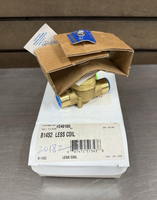 New Sporlan B14S2 Less Coil Solenoid Valve 3481