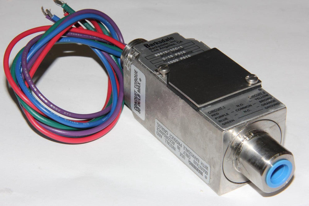 BARKSDALE 9861X-1CC-1 2-15 PSIG Explosion Proof Pressure Switch "NEW"