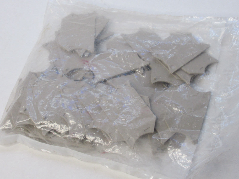 Weidmuller 1050000000 WAP 2.5-10 Terminal Block End Plate (New - Bag of 50)