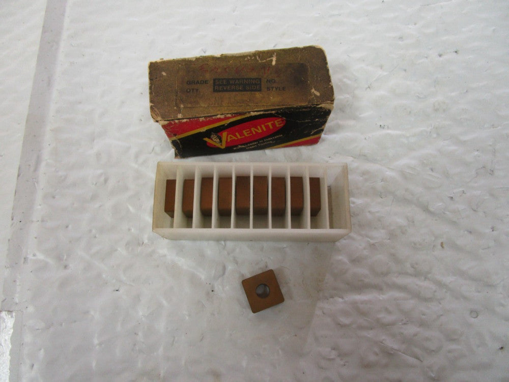 Lot Of 10 Valenite SNE Carbide Insert SNEA