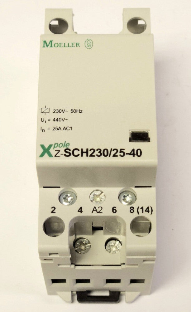 EATON MOELLER Z SCH230 25-40 X Pole Modular Contactor 4 Pole 25 AMP 230 VAC