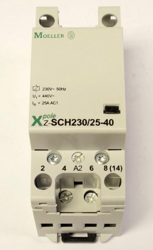 EATON MOELLER Z SCH230 25-40 X Pole Modular Contactor 4 Pole 25 AMP 230 VAC