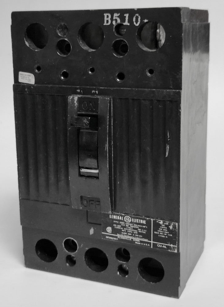 GENERAL ELECTRIC TQD32225 3 Pole 225 AMP Type TQD Circuit Breaker 240 VAC