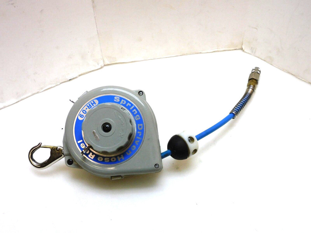 SPRING DRIVEN HR-09 HOSE REEL 0~1.5KG W/ SPEEDAIRE QUICK CONNECTOR