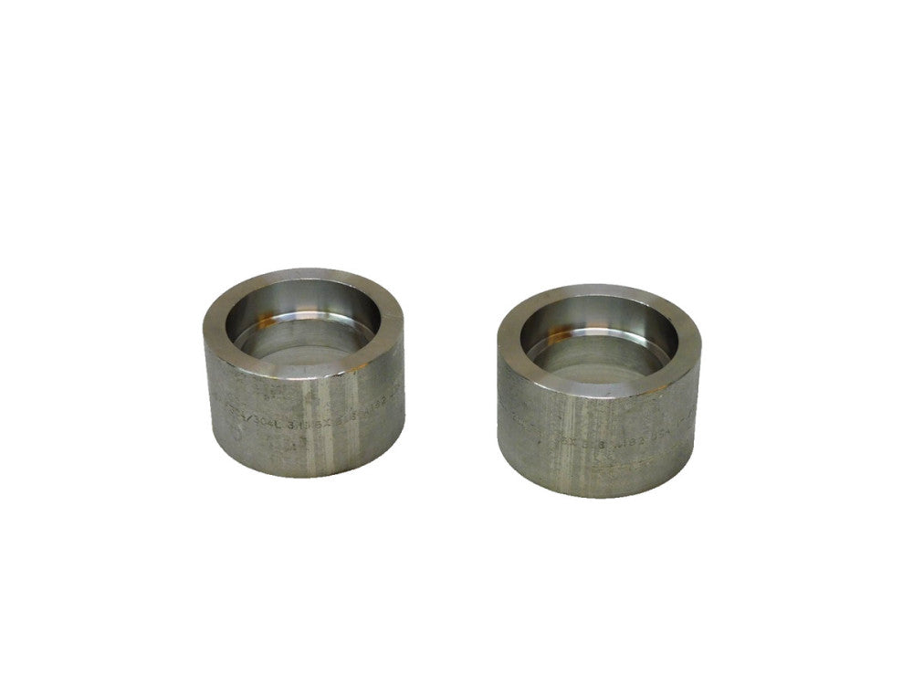 ASP 304 Stainless 1-1/2" Socket Weld Coupling 3M 3000# B16 A182 0A343GC lot of 2
