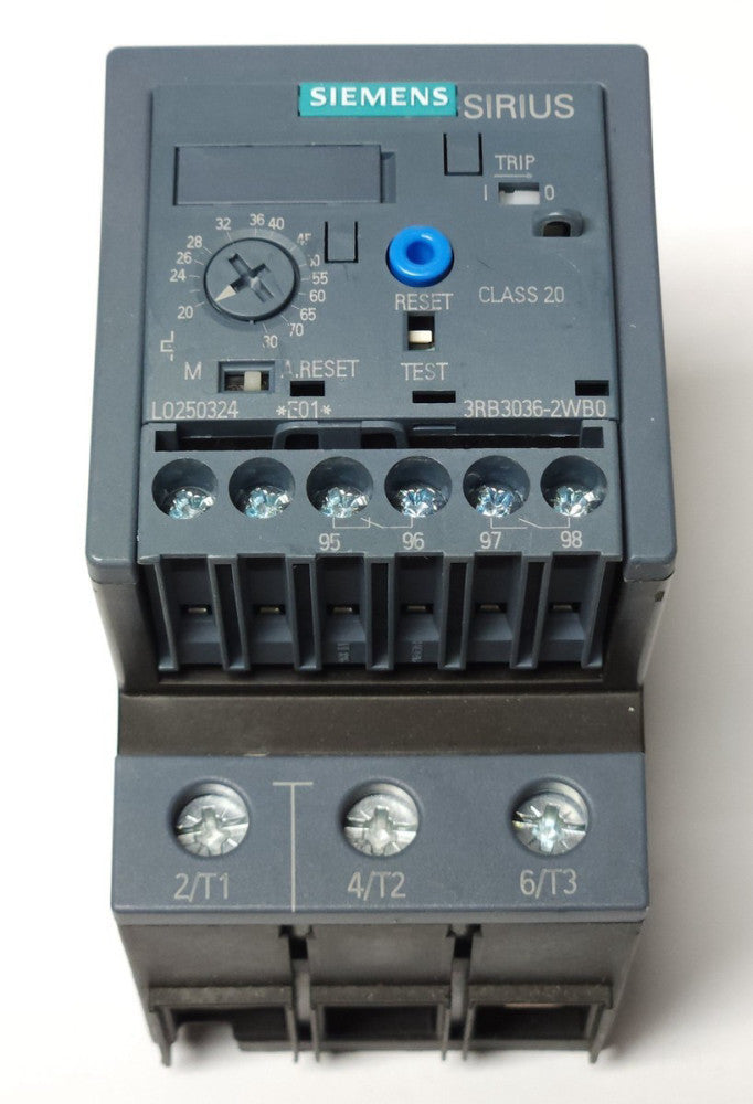 SIEMENS SIRIUS 3RB3036 2WB0  Electronic Overload Relay 20-80 AMP