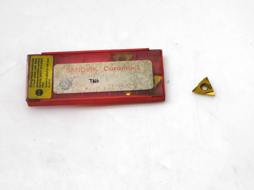 LOT OF 4 SANDVIK CARBIDE INSERT TN6
