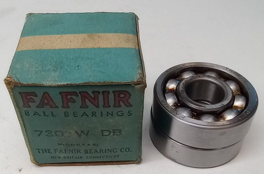 Fafnir 7303W DB Angular Contact Ball Bearing 17X47X14mm 7303WDB (Pack of 2)